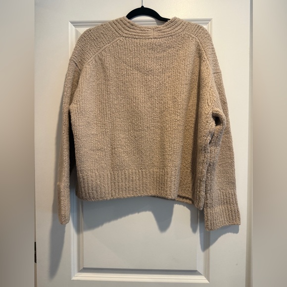 $425 VINCE Bouclé-Knit Wool-Blend Cardigan Sz L - Picture 12 of 12